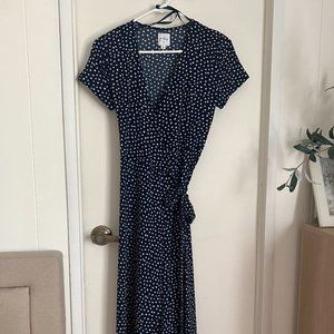 Princess Polly Polka Dot Wrap Dress, Size 6